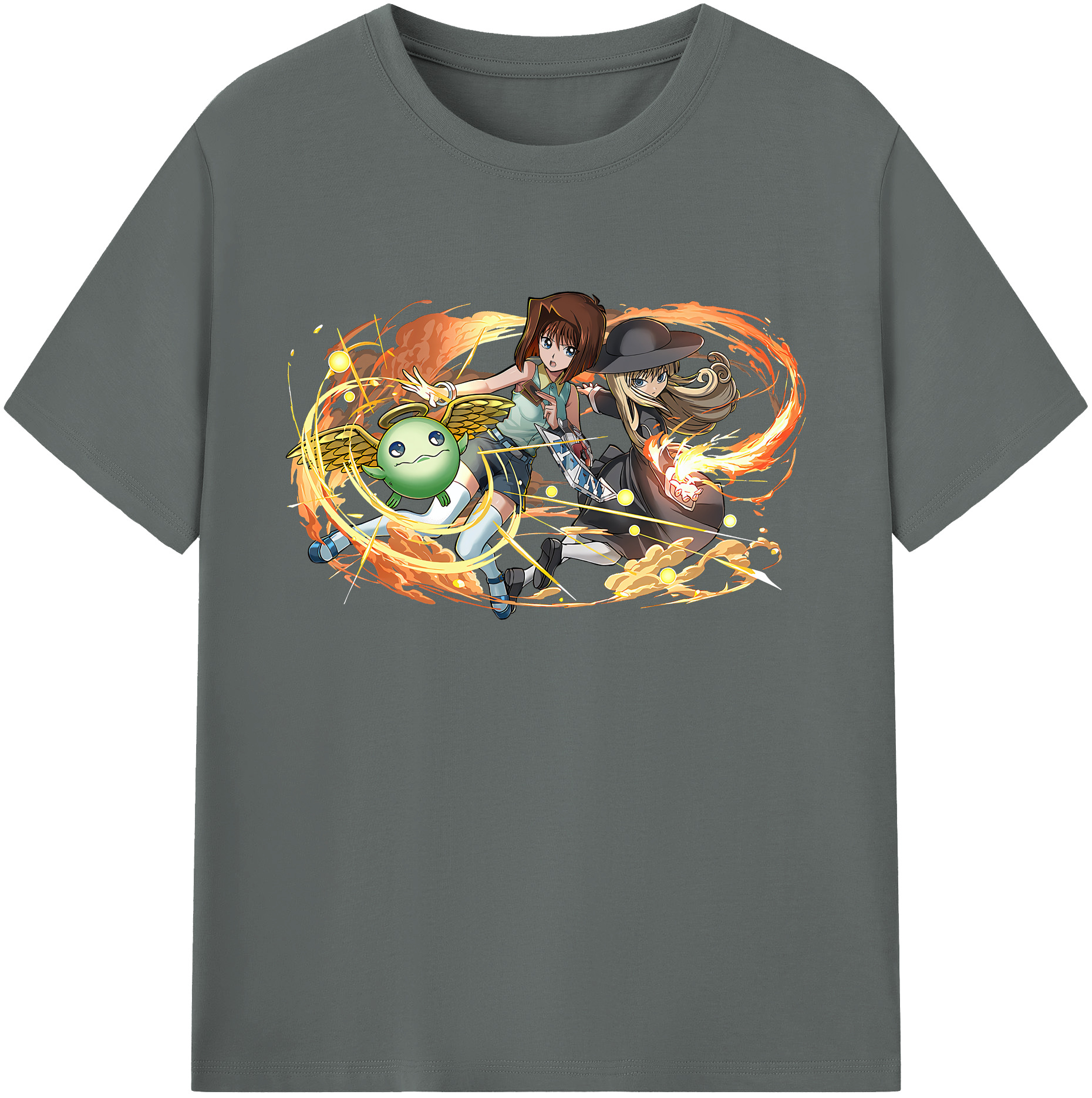 （画像用） 遊☆戯☆王 Yu-Gi-Oh! 綿100％ メンズ半袖Tシャツ｜肌触りやわらか＆通気性